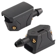 Left & Right Wiper Arm Nozzle Washer Jet Universal 4Way Jets Mounted onto Arm