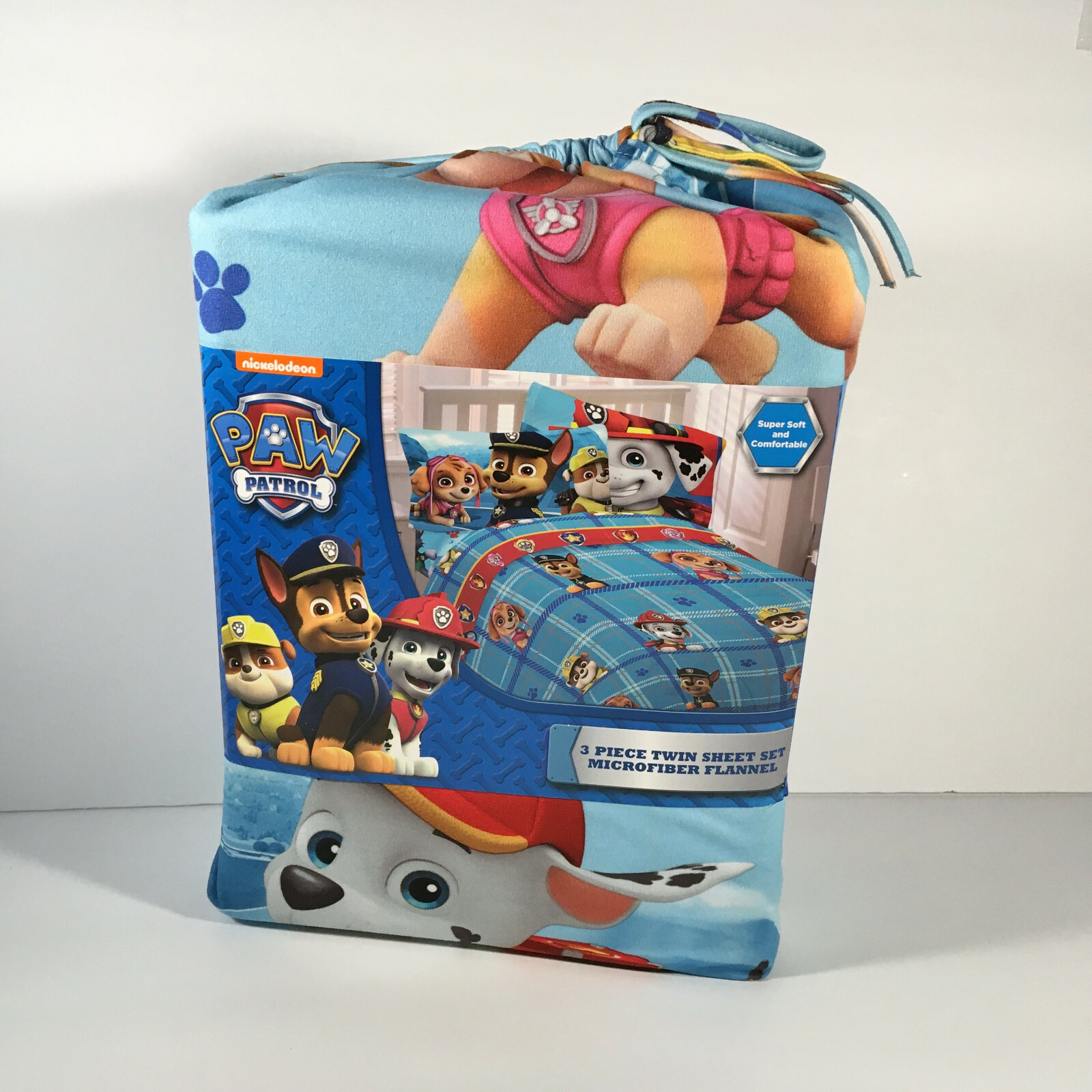 paw patrol flannel sheets