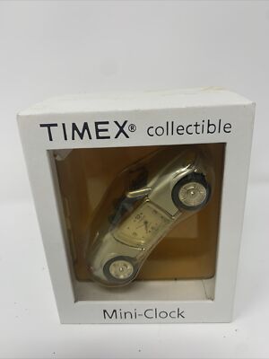 Timex Sports Car Convertible Miniature Clock Vtg New🔥A13 | eBay