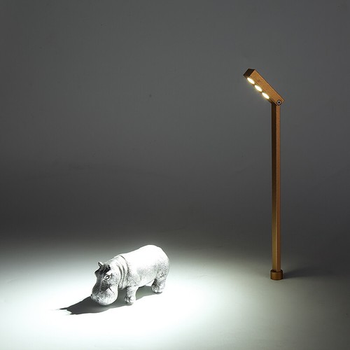 LED Cabinet Pole Lamp Fixtur Jewelry Store Exhibition Picture Display Light Gold - Picture 19 of 21