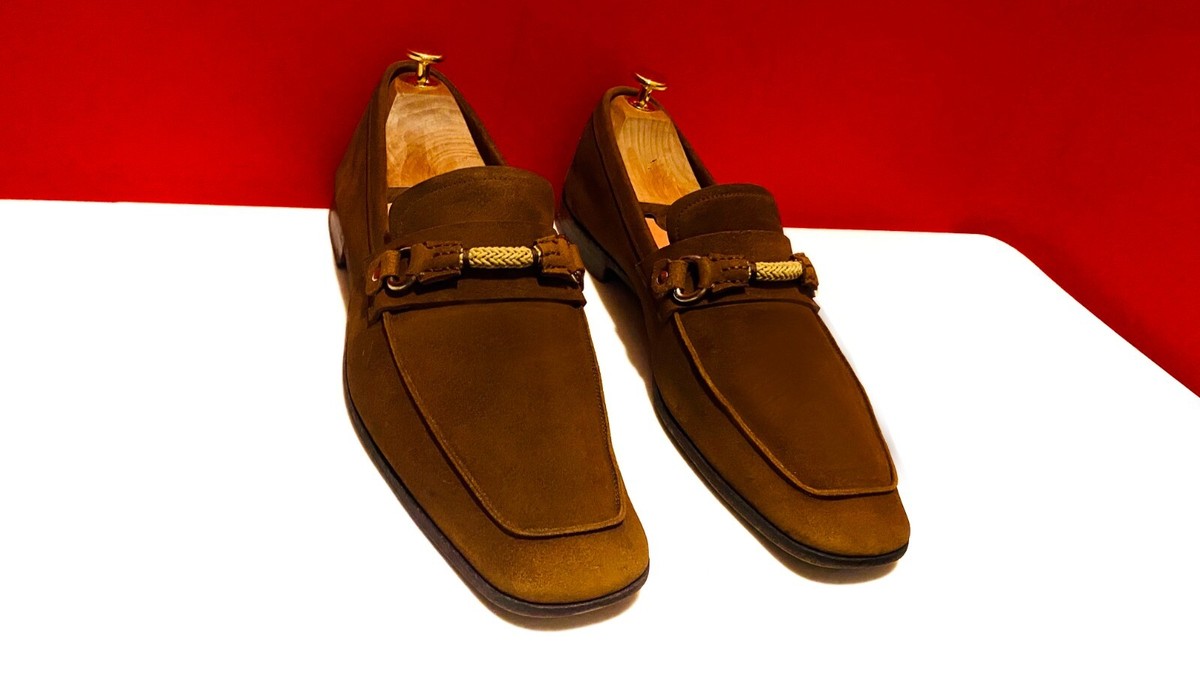 Prada Horsebit Loafers Shoes Size 9 UK/10 US Brown PRADA Leather Double Chocolate Loafer - 2DE148 - Brown - NEW  main image 4
