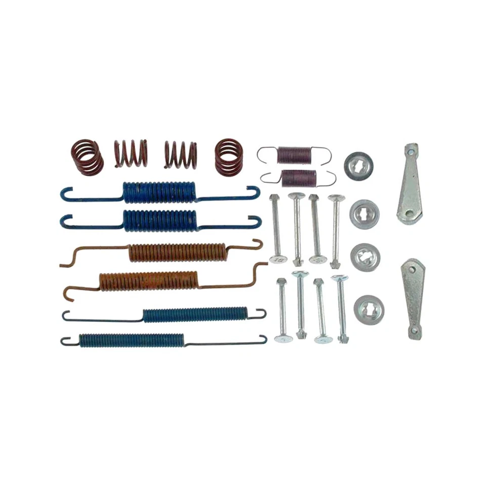 Kit de herrajes de tambores de freno y zapatas de freno trasero para Volkswagen Rabbit 1980-1984 Foto 4 de 4