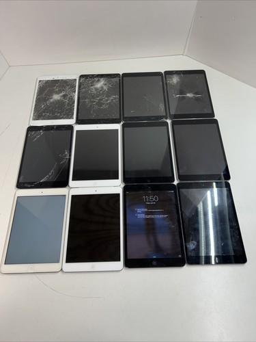 Lot of 12 Apple iPad Mini 1st Generation A1432 A1455. As Is