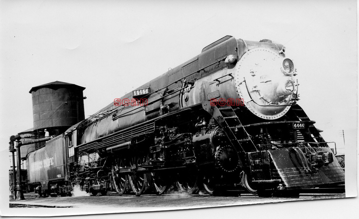 4CC676 RP 1940s/50s SOUTHERN PACIFIC RAILROAD 4-8-4 LOCO #4446 | eBay