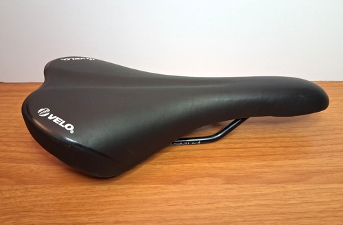 Vintage 70s Freccia D'Oro Plastic Racing Saddle Black Road Bike made in Italy