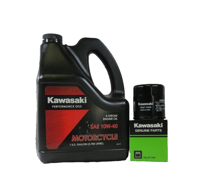 2013 Kawasaki Ninja Zx6R Abs Gallon Oil Change Kit eBay