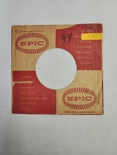 45 RPM 7" RECORD SLEEVES CO. SLEEVE 1 PACK SEE PHOTOS - Epic SLV131