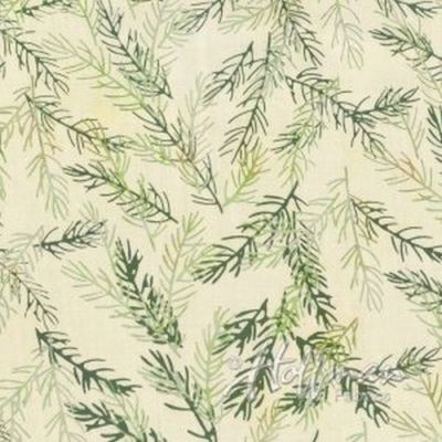 Hoffman Batiks Fabric - Bali Batik - #P2048-589 April Pine Branches