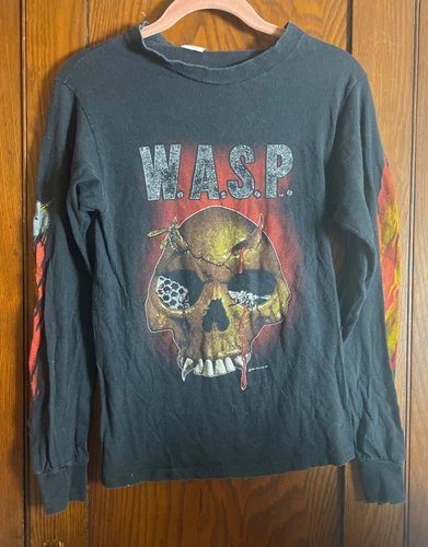 WASP Concert Shirt Winged Assassins Tour Authen 1980s vintage concert t-shirt, vintage, single stitch, B+ condition