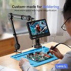 Tomlov 10" Lcd Hdmi Digital Soldering Microscope 2000X for Electronic Repairing