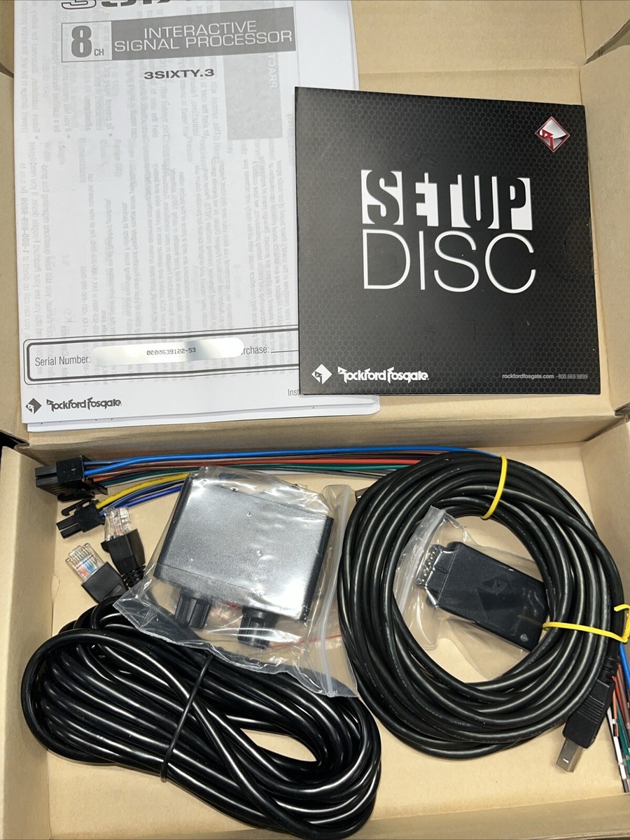 Rockford Fosgate 3SIXTY.3 8CH Signal Processor for sale