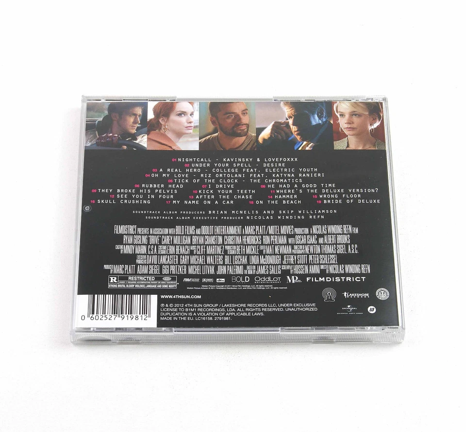 Drive Soundtrack Filmmusik Score OST Audio CD Jewel Case Cliff Martinez - Bild 2 von 3