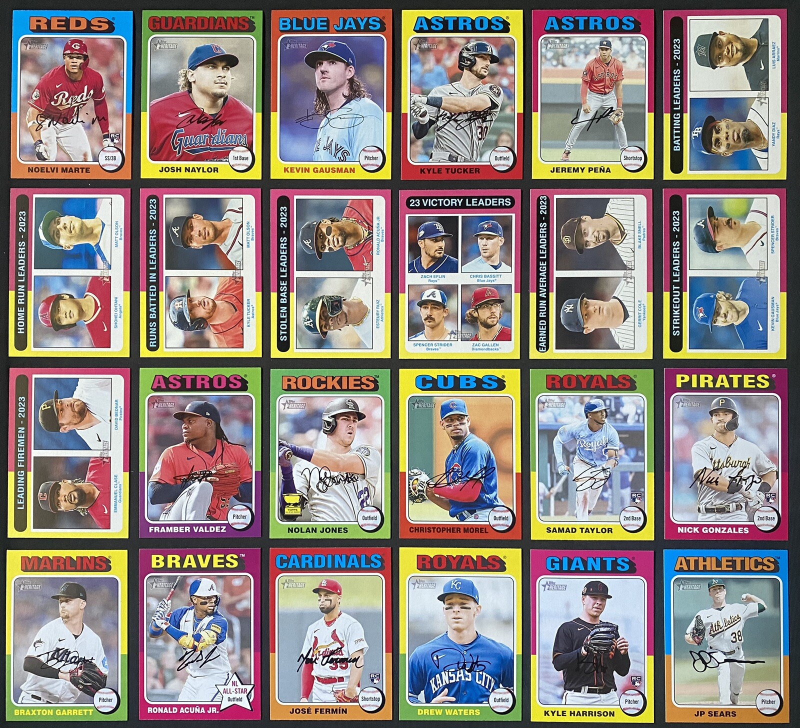 2024 Topps Heritage - Baseball Cards - #301-500 - Complete Your Set - You U Pick