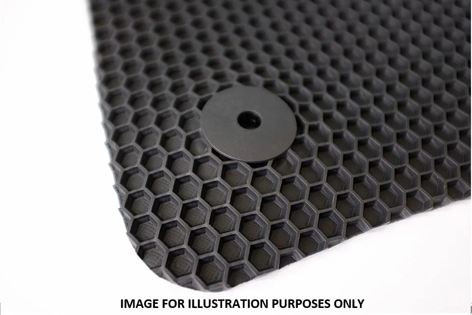 Toyota Avensis MK3 2011-2021 GENUINE LUXURY Tailored Rubber Car Mats Black Set - Image 2 of 4