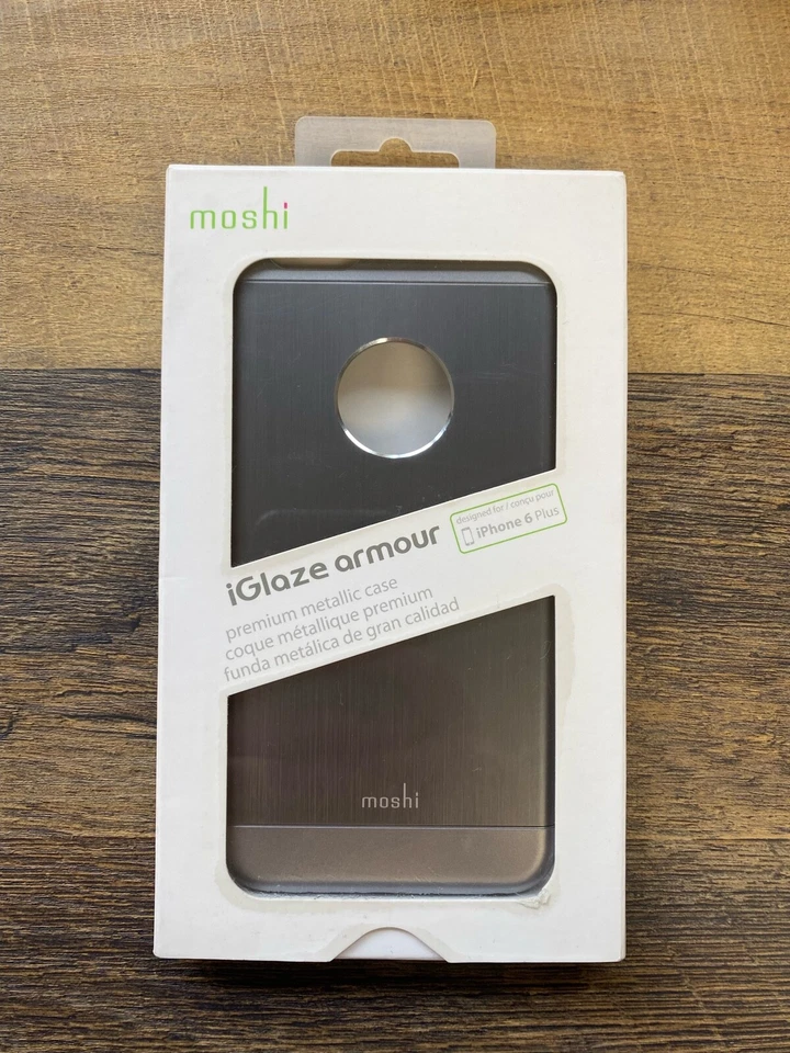 Moshi iGlaze Armour Slim Metallic Cover Case iPhone 6 Plus / 6S Plus - Titanium - Image 2 of 2