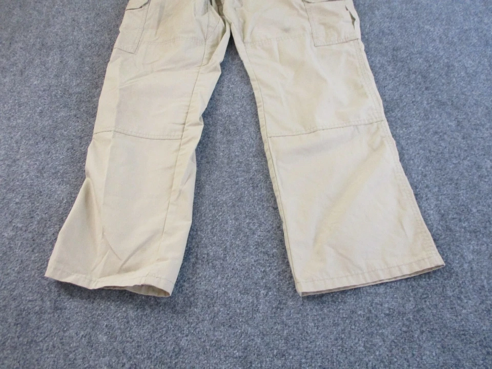 Pantalones cargo tácticos 5.11 para mujer 8 beige pierna recta mezcla de poliéster 28x30* Foto 3 de 4