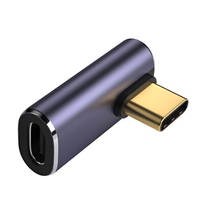 Turn Left or RIGHT USB-C Typ C Right Angled Jack Male to Female Adapter 40Gbps