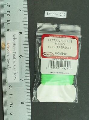 Wapsi Micro Ultra Chenille Fluorescent Chartreuse Lot-SF-149