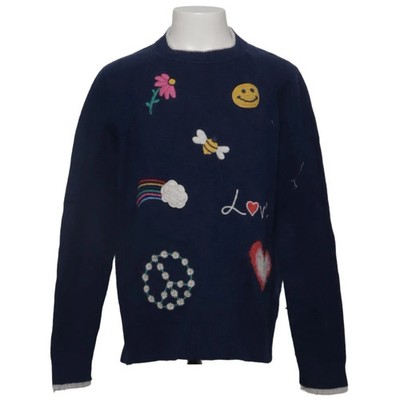 Boden, Strickpullover, Größe: 152, Blau/Mehrfarbig #rom