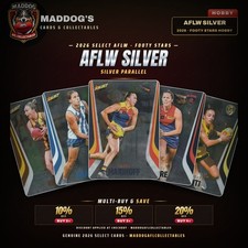 2026 Select AFL Footy Stars Base Silver Foil AFLW - Pick Your Card (UPD 15/9/26)