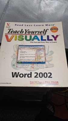 Wiley Teach Yourself VISUALLY Word 2002 by Ruth Maran Paperback Illustrated