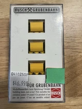 HO Scale Busch Mining Tipper /Side Dumo Ore Car 3 Pack #5020