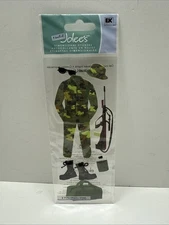 Jolee's Boutique - Touch of Jolee 3D Scrapbook Stickers 3x7"