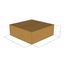 15 17x17x6 Kraft Brown Corrugated Shipping Boxes 32 ECT Single-Wall New