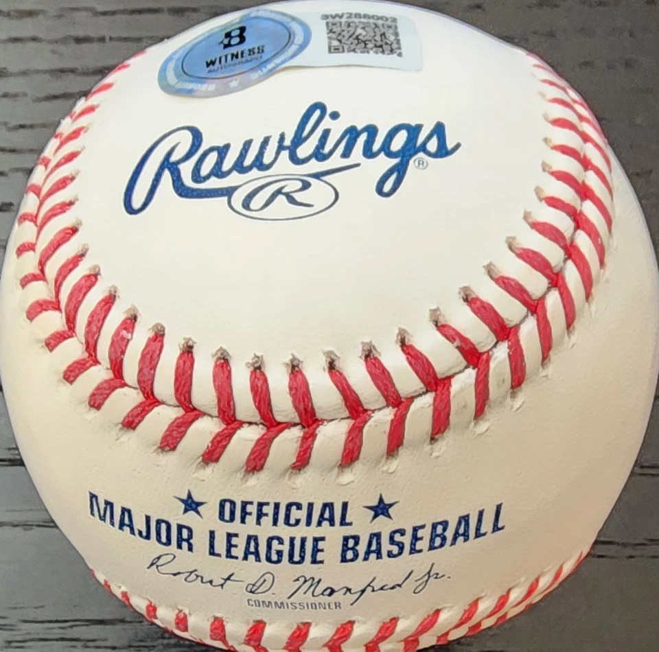 John Rocker Autografiado OMLB Béisbol Inscrito F**k NY Beckett Testigo Certificado de Autenticidad Foto 4 de 4