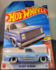 2025 HOT WHEELS  83 CHEVY SILVERADO BLUE HW HOT TRUCKS 9/10 SQUAREBODY HTF 