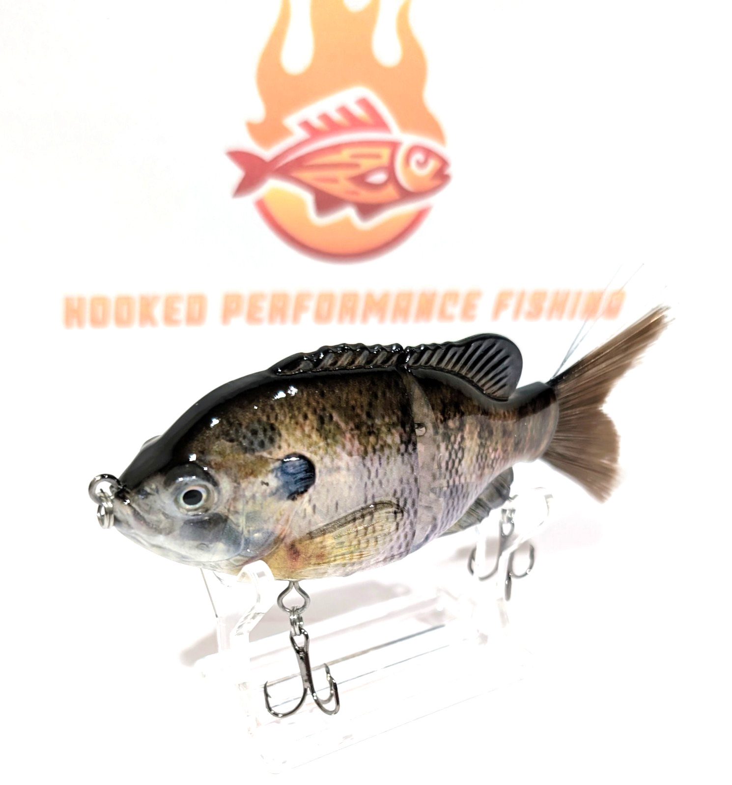 HPF 120 Swimbait Snodato Affondante – Sunfish Glide Bait 3 Pezzi Per Black Bass E Luccio