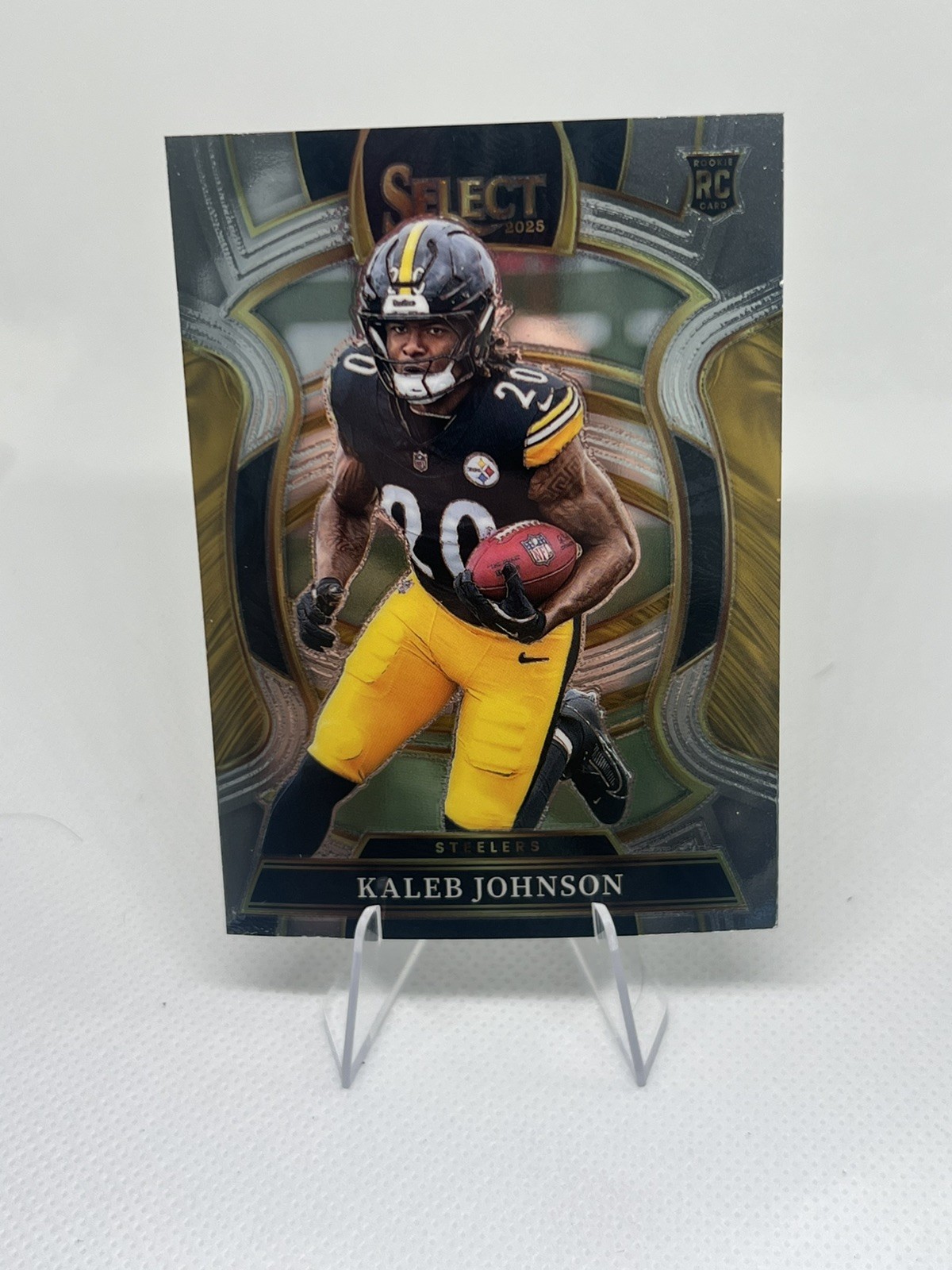 2025 Panini Select Kaleb Johnson Rookie RC Concourse #52 Steelers