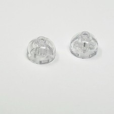 553 LEGO Brick Round 2x2 Dome Top Bottom Axle Holder TRANSPARENT Clear 2