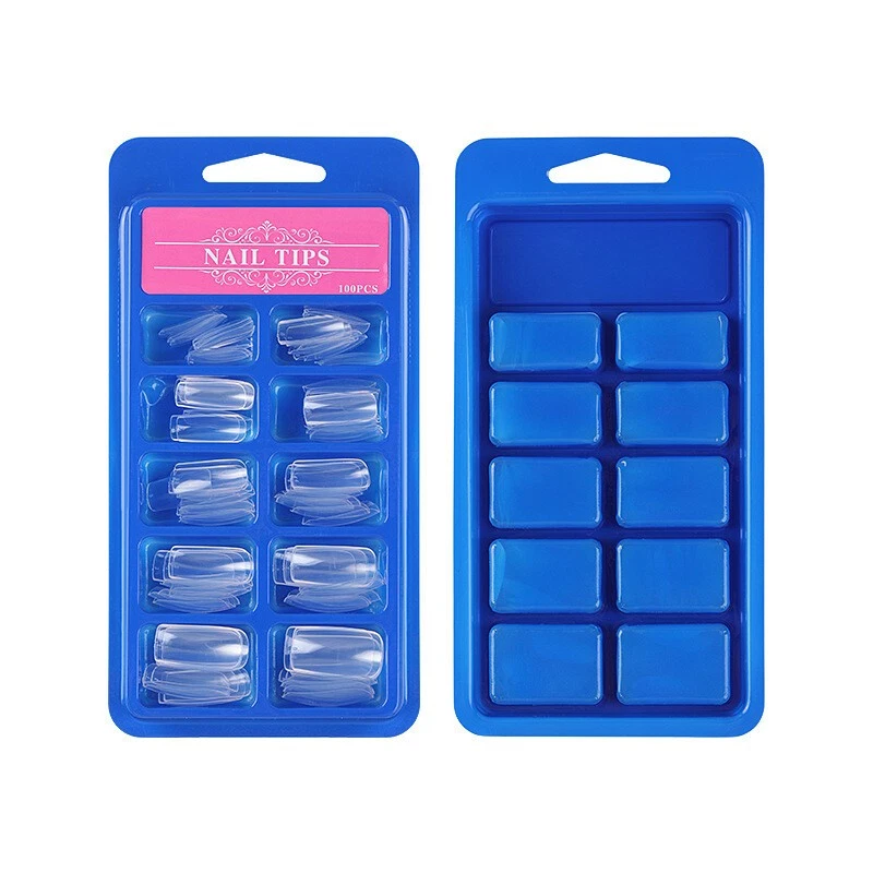 100pcs Short Ballerina False Nail Tips Acrylic Coffin Half/Full Cover Fake Nail - Image 4 of 4