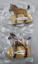 Schleich QUARTER HORSE MARE FOAL 13854 Bay /NEW LOT Of 2