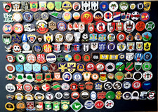 ENGLISH - ENGLAND - NON LEAGUE FOOTBALL TEAM LAPEL PIN BADGES - A