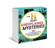 2026 History Channel Unexplained Mysteries Boxed Calendar: 365 Days of Inexplica