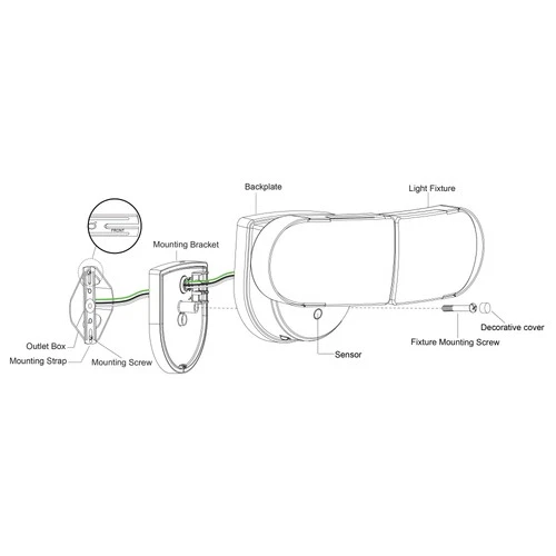 Vaxcel Lighting T0627 Lambda 10"W LED Outdoor Flood Light - Bronze - Picture 2 of 10