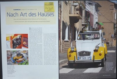 CITROEN 2 CV ( die Ente) in 1-18 von SOLIDO... ein Modellbericht #1205f
