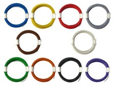Treccia treccia decoder 0,04 mm² LIFY altamente flessibile sottile 100 metri 10 colori da 10 m set