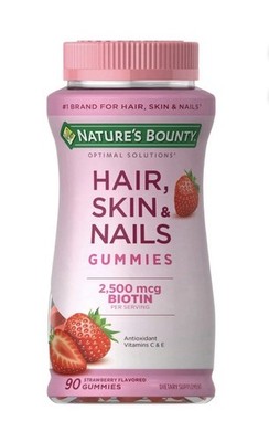 Nature s Bounty Hair Skin & Nails Gummies 2500mcg Biotin 90 Gummies