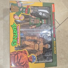 NECA Teenage Mutant Ninja Turtles  Crooked Ninja Turtle Gang & Rock Soldier New