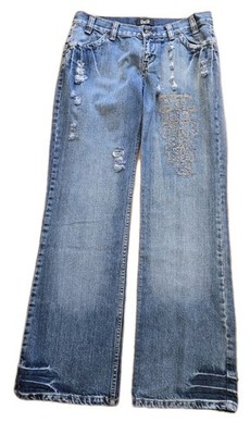 D&G Dolce & Gabbana Jeans, Gr. W33, ca. Gr. 40, Bootcut, großer Logo Stick -NEU!
