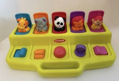 Playskool Pop-Up Pals Activity Toy Cause & Effect Animals Developmental