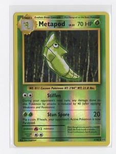 Metapod 4/108 XY Evolutions Reverse Holo