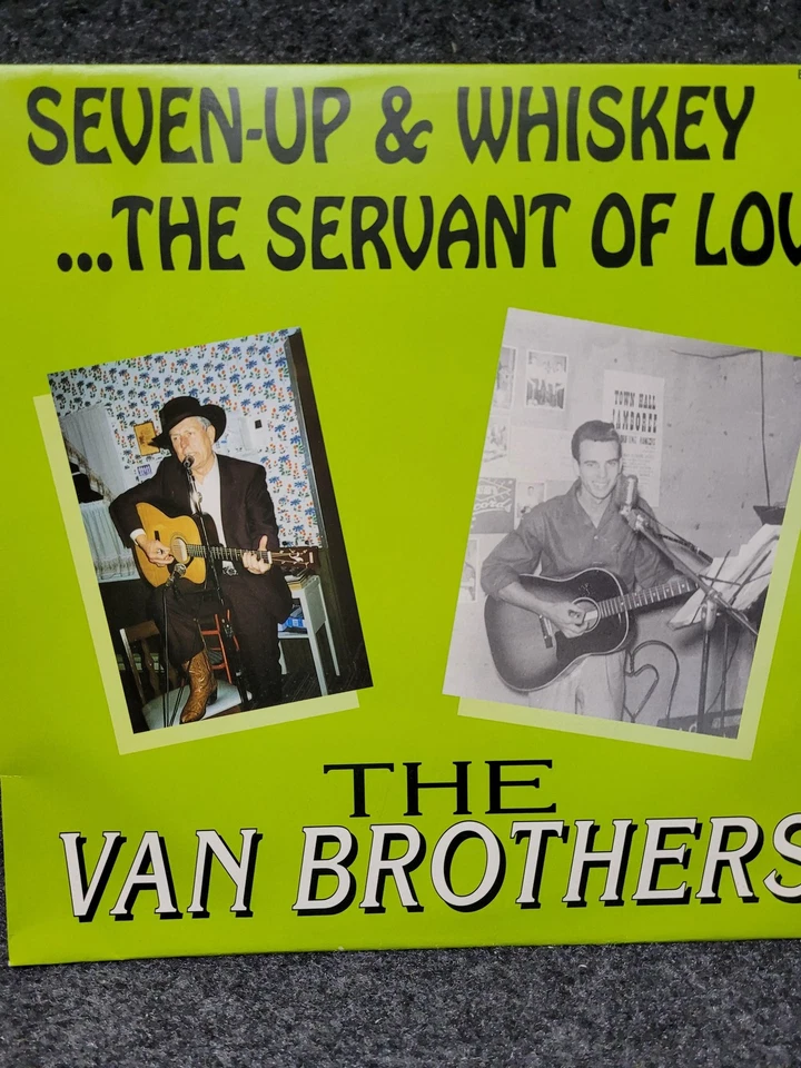 Vintage The Van Brothers Vinyl LP Seven-Up & Whiskey Servant of Love 1983 Eagle Foto 2 de 4