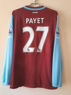 West Ham United Home Football Shirt Jersey Umbro 2015 2016 Size XL Dimitri Payet