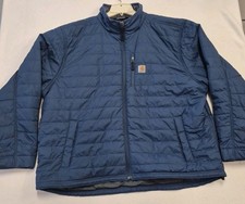 Carhartt Rain Defender Gilliam Jacket 3XL Blue Lightweight Insulated 102208