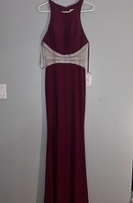 AnnyLee Burgundy Prom Dress M 