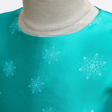 Mädchen Kleid Weihnachtskleid Damenkostüm Schneeflocke Schneemann A-Linie